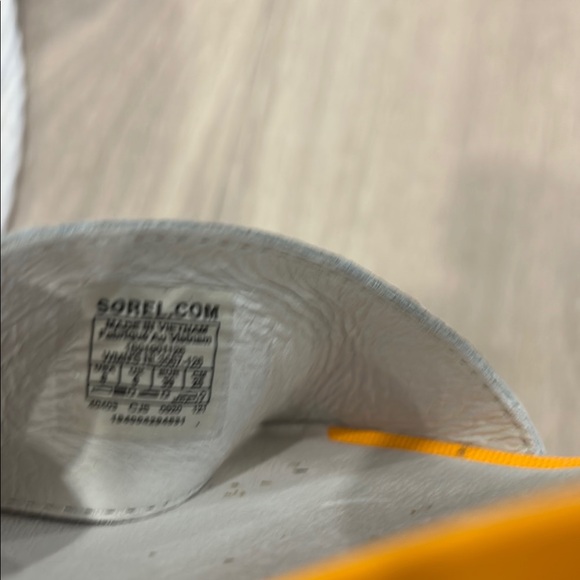 Sorel White and Orange Sandals - Picture 2 of 7